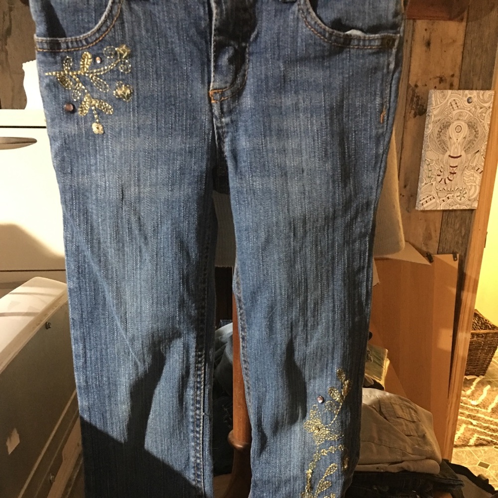 Mary Kate and Ashley Blue Jeans